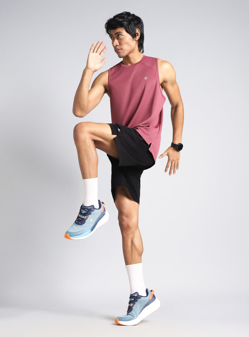 Men's Black Night Jogger Running Shorts