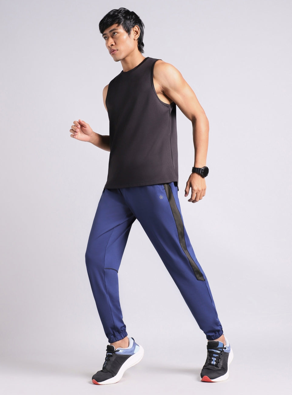 Men's Navy Stay in Motion Running Joggers