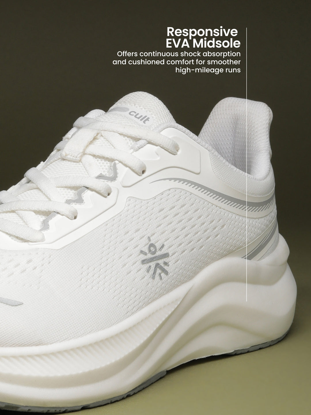 cult Men's RunFlux Running Shoes - White
