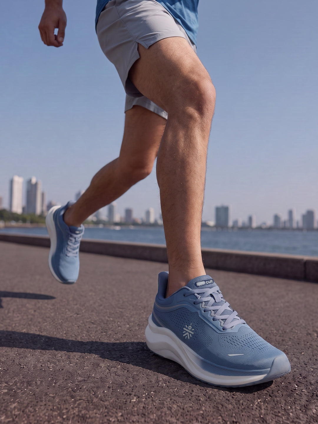 cult Men's RunFlux Running Shoes - Slate Blue
