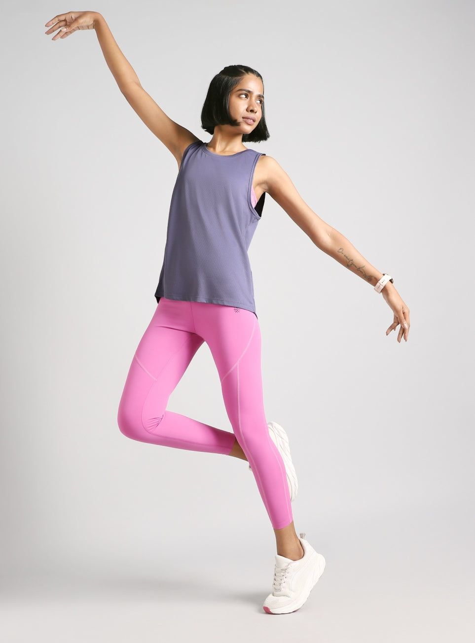 Women's Purple Dance Flow Tank