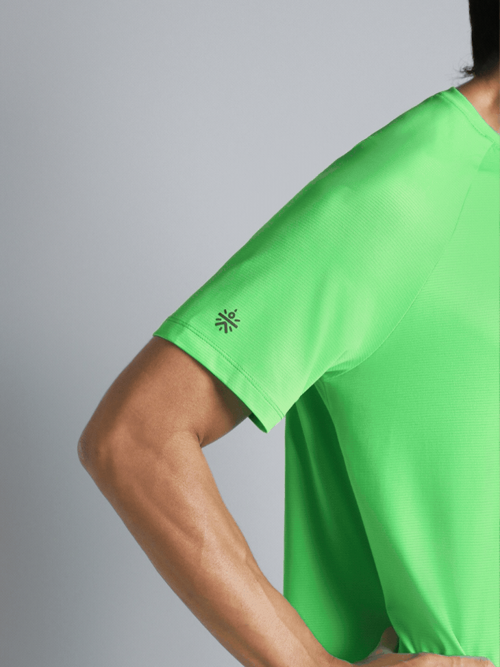 Men's Green Run Mode T-shirt