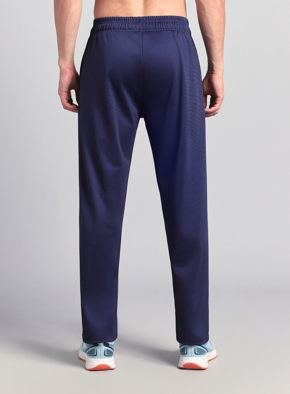 Men's Navy Athletic Sporty Trackpants