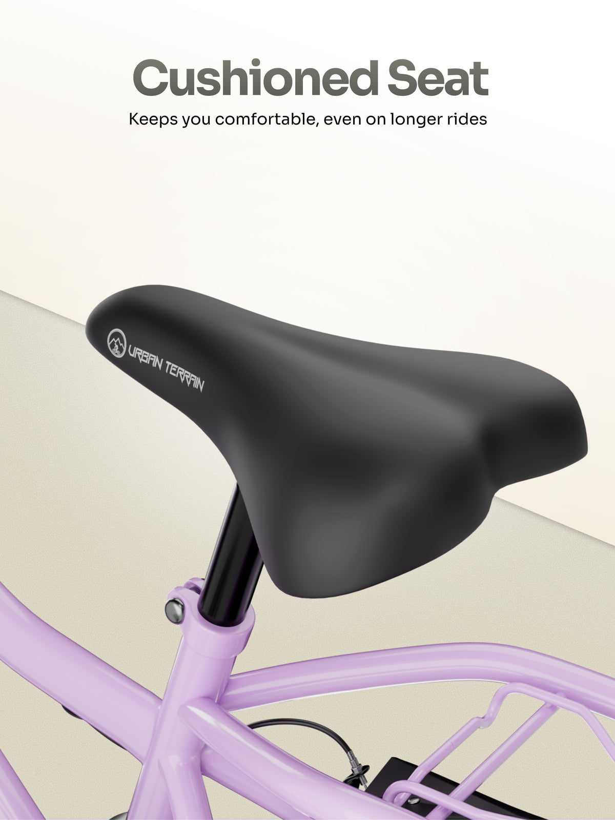 Urban Terrain Cruize 20T Single Speed Kids Cycle, Lavender