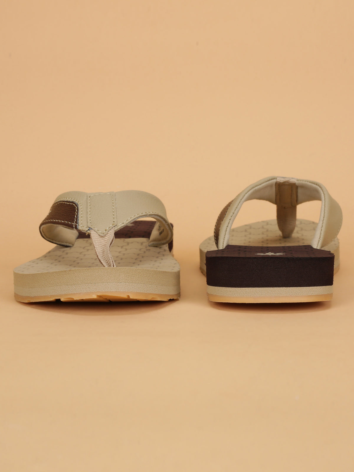 cult Men's Hexa Flip Flops - Beige