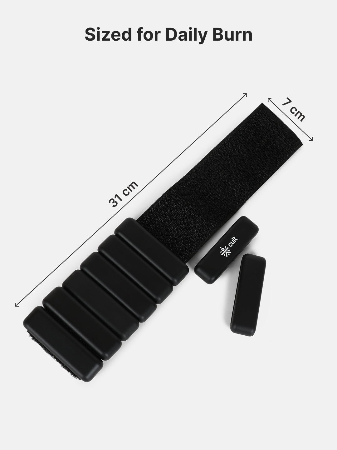 Adjustable Ankle and Wrist Weights (450 g X 2) pair with Removable 60 g Slots Blue Customizable Weights for Running, Walking, Yoga & Workouts