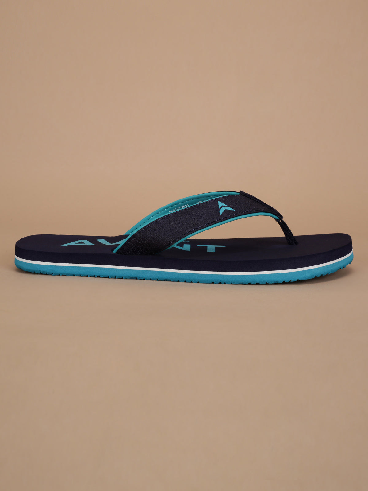 Avant Men's Aqua Flip Flops - Navy