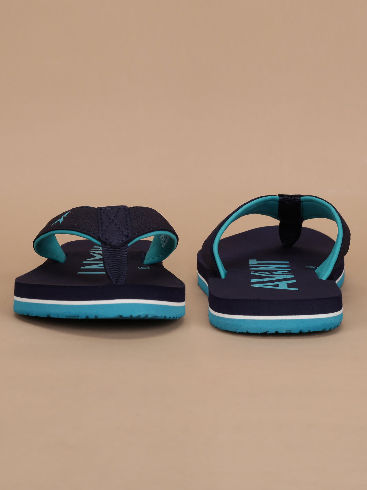 Avant Men's Aqua Flip Flops - Navy