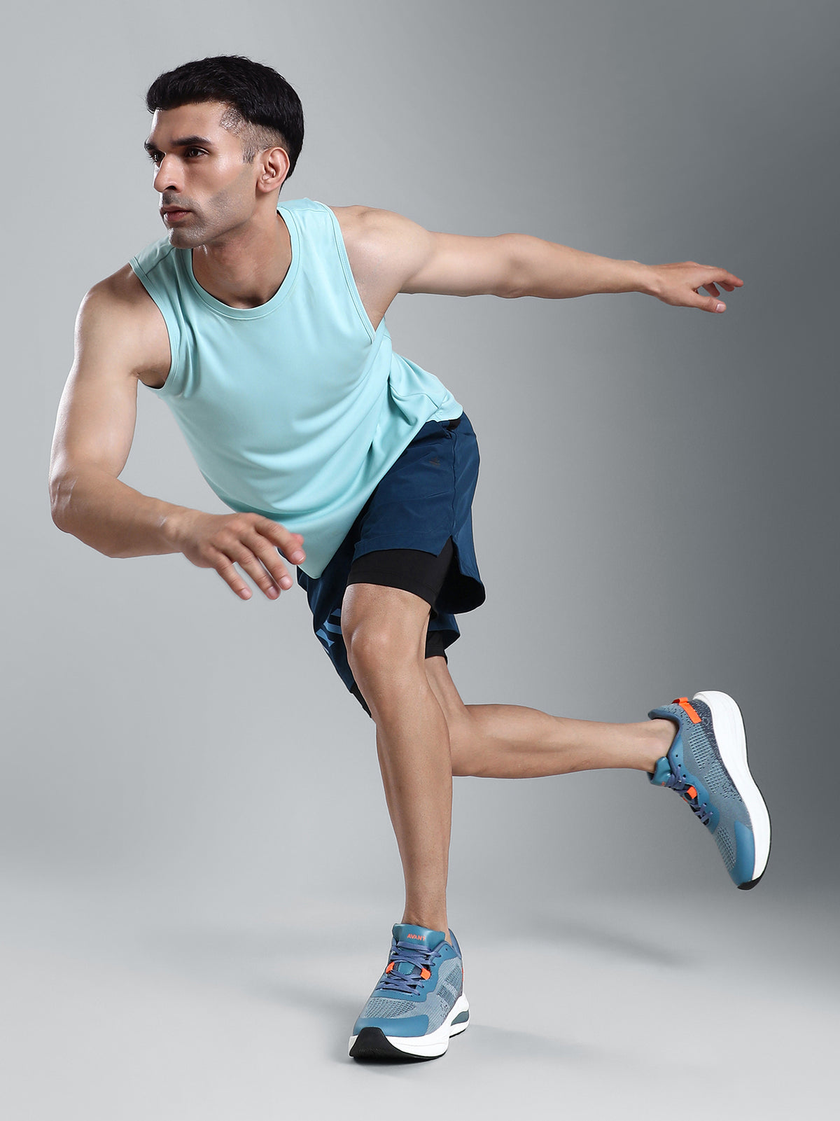 Avant Men's Crossrun Running Shoes - Blue