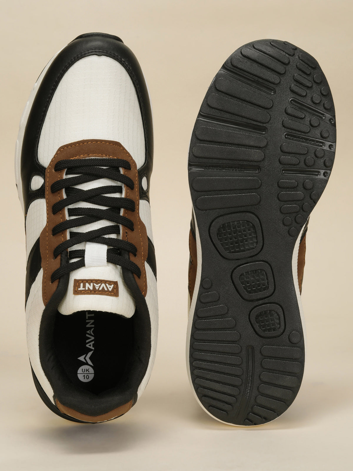 Avant Men's StepWise Sneakers - Beige/Black