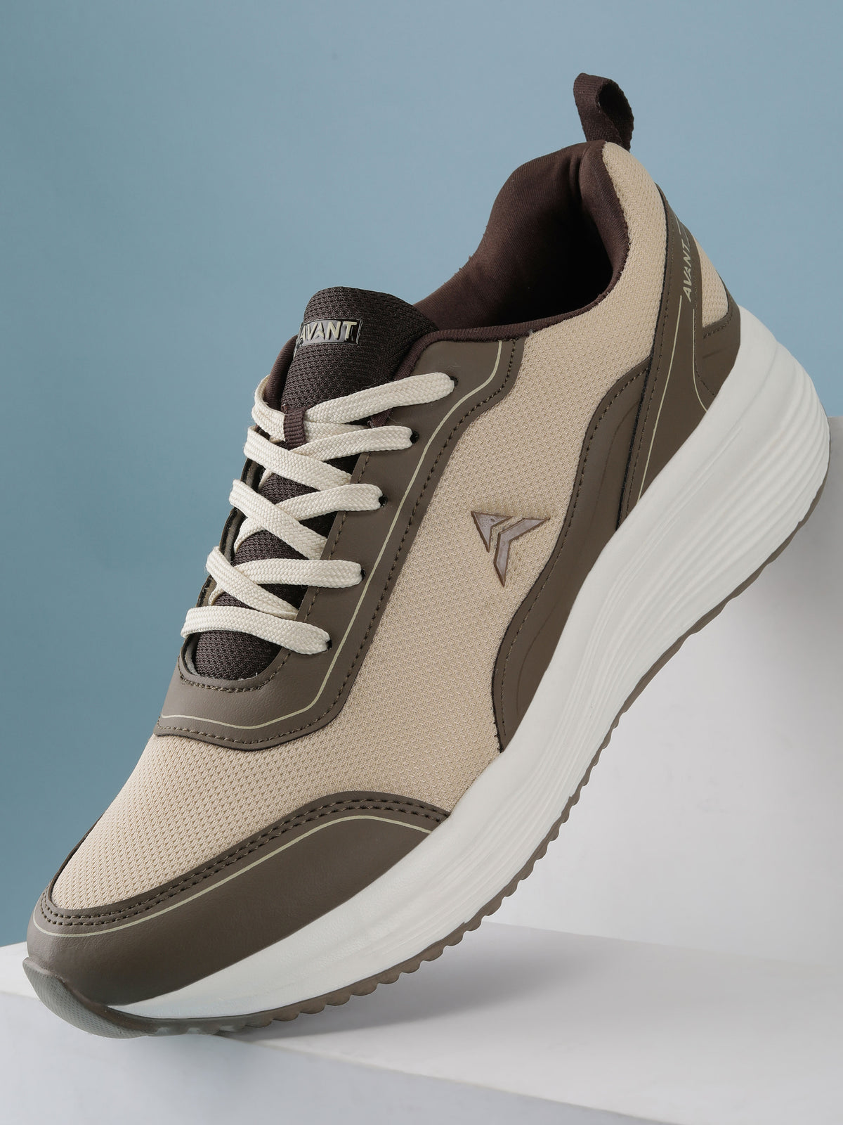 Avant Men's SoleEase Walking Shoes - Brown/Beige