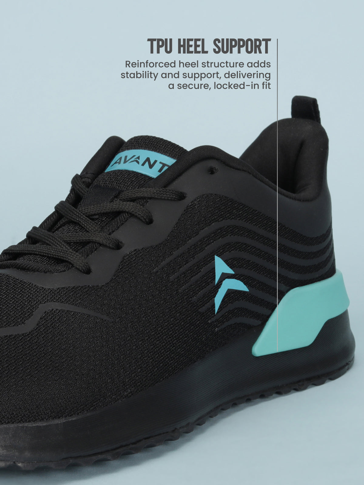 Avant Men's Glanza Running Shoes - Black