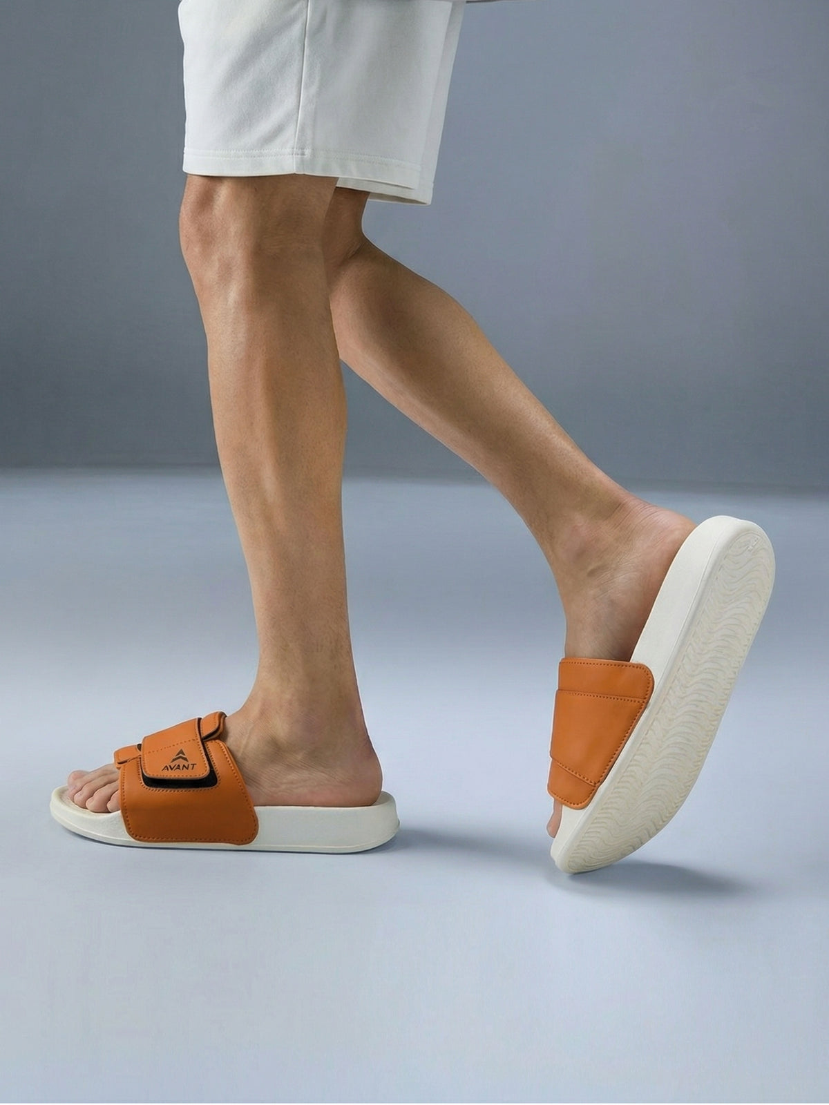 Avant Men's Stepster Sliders - Orange