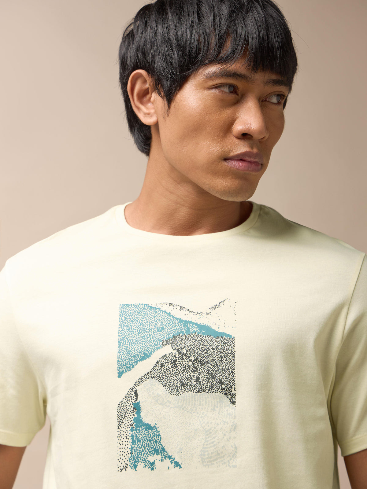 Gravel Print Yoga T-shirt
