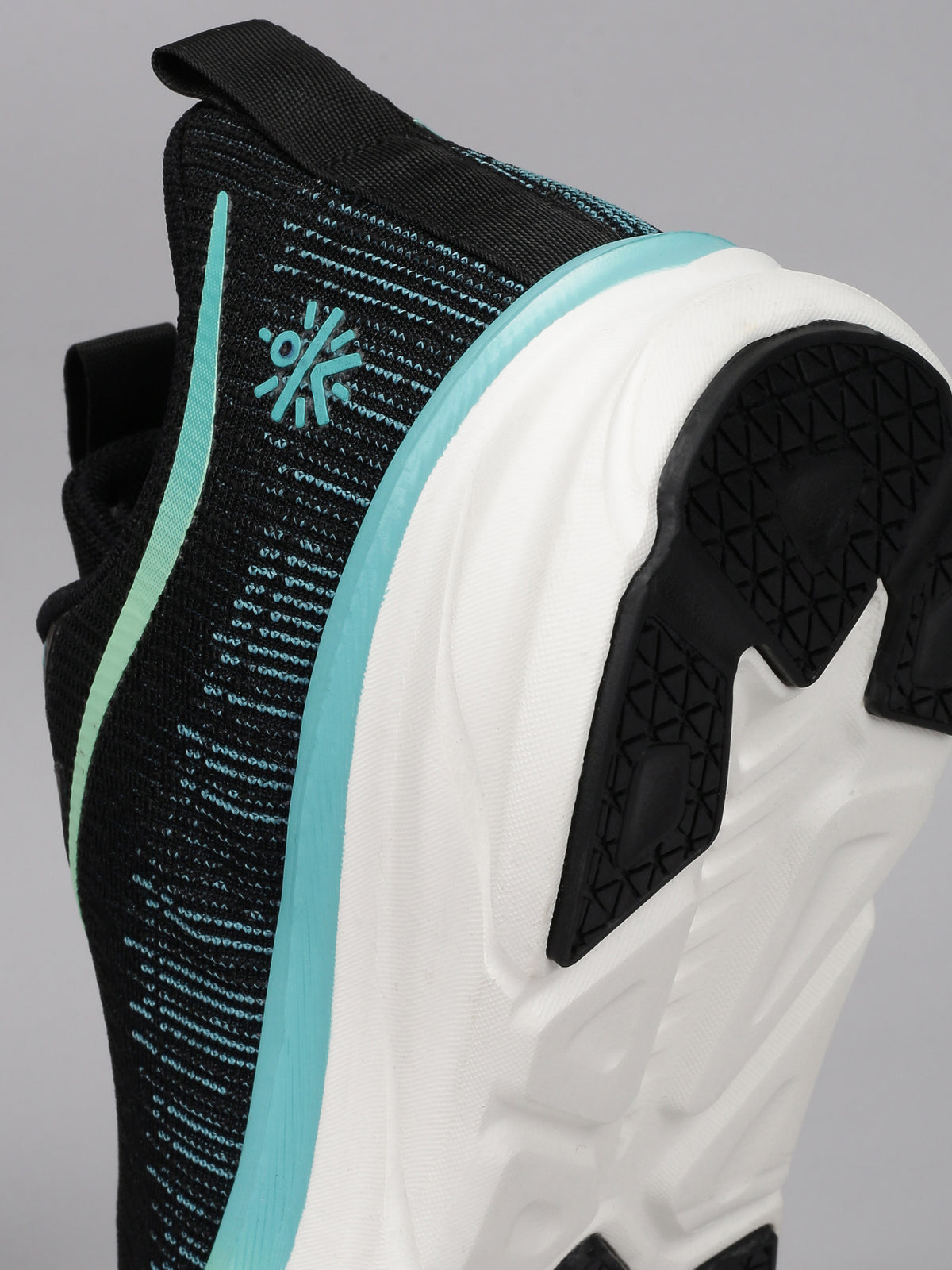 cult Men's Flytor Running Shoes - Black/Sea Green