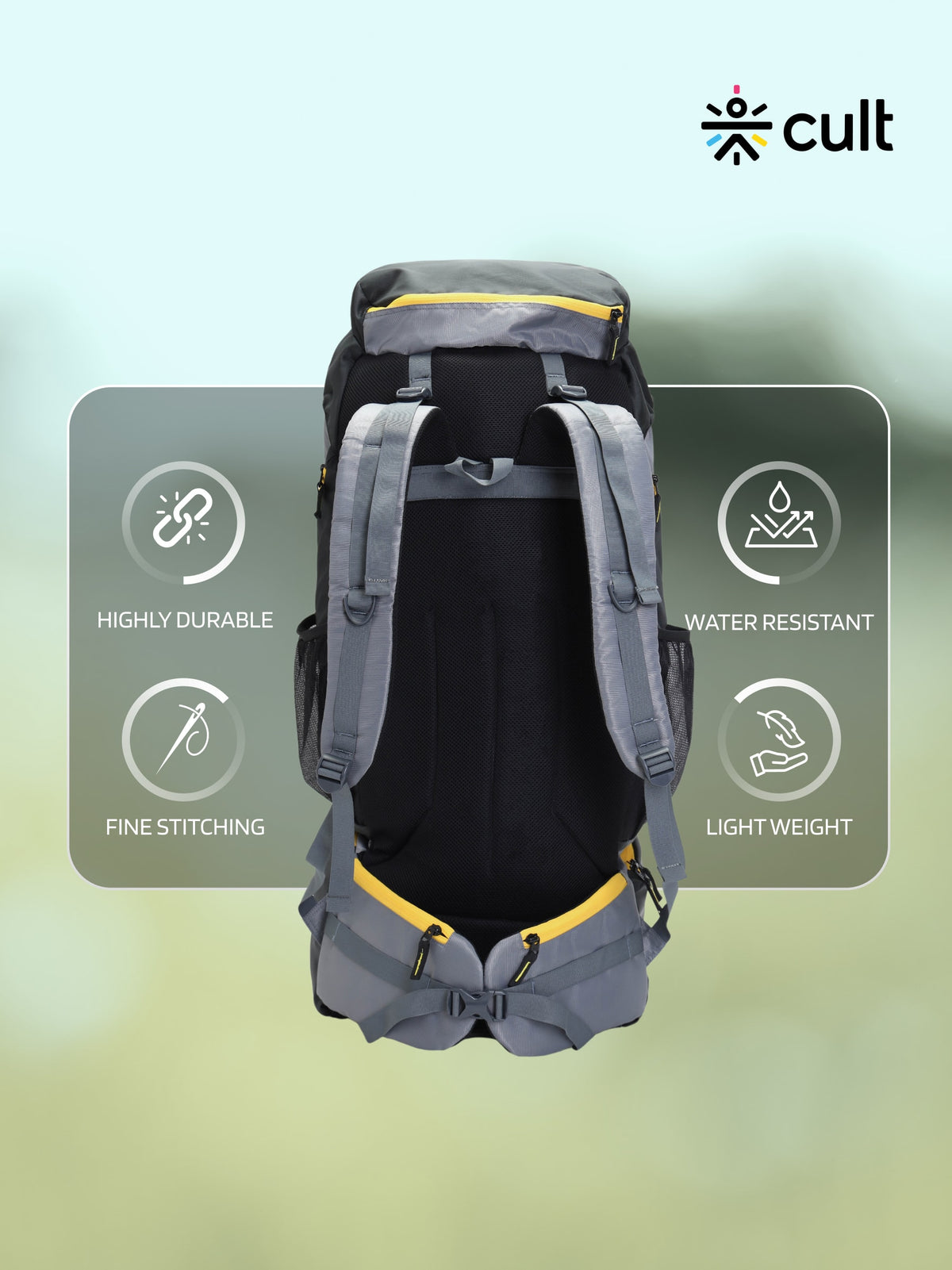 Travel Rucksack 80 L Black