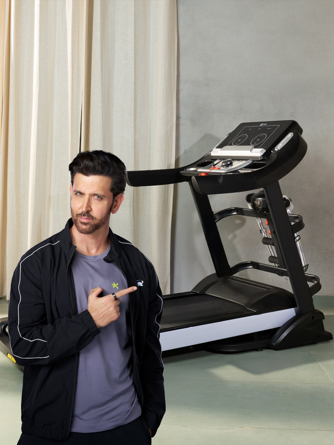 Smartrun Davie 7 HP Peak Treadmill | 15-level Auto-Incline & Massager | Max Weight-150kg | Max Speed-20kmph (with 6 Months Extended Warranty)