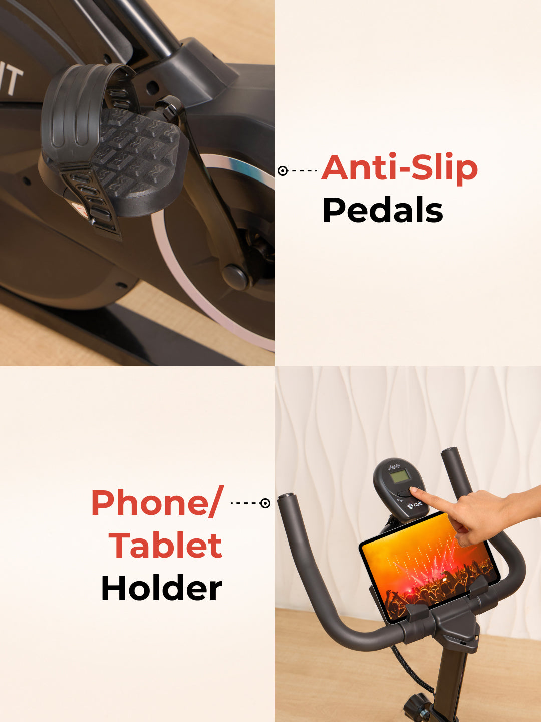 FK7001 Spinbike | 6kg Flywheel | Max Weight: 110Kg | Black (6 months warranty + 6 months extended warranty)