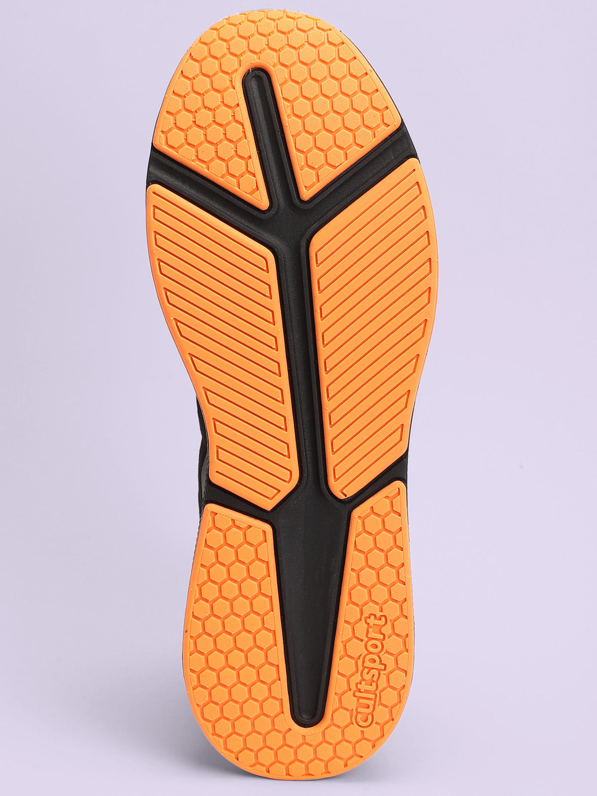 cult Comfort Men Running Shoes - Black/Orange
