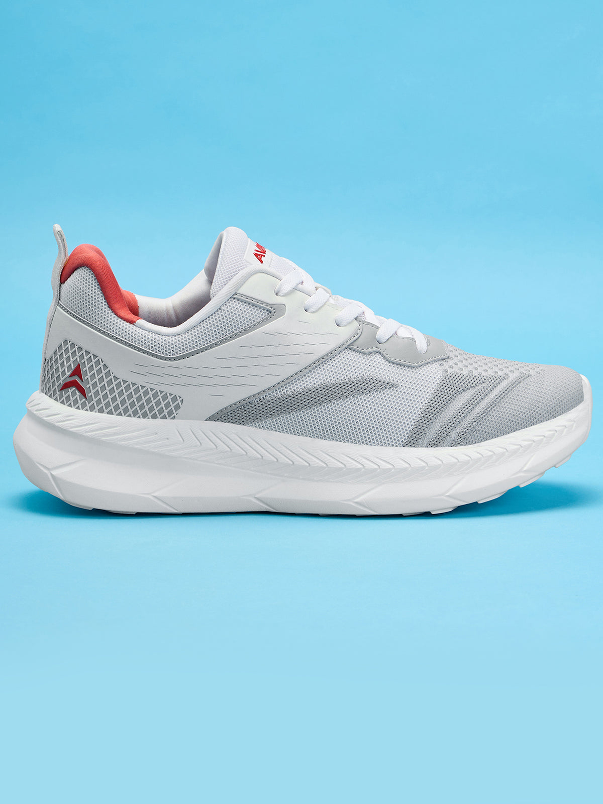 Avant Men's Strides Walking and Training Shoes-Grey/White