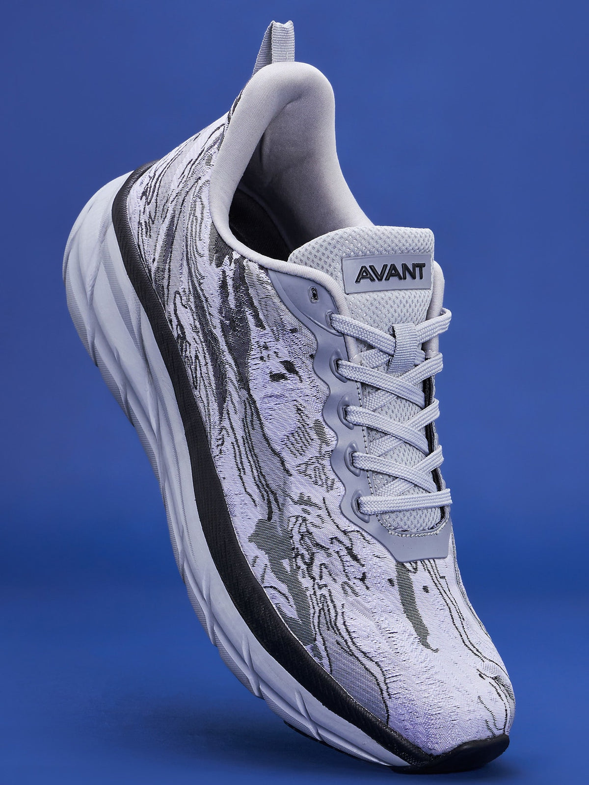 Avant Men's Storm Running Shoes- Grey/Black