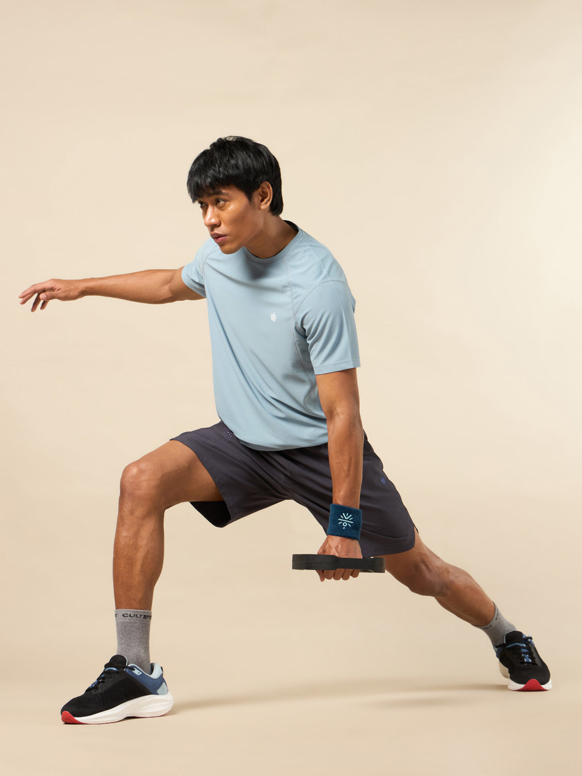 All Day Active Grey Training Tee