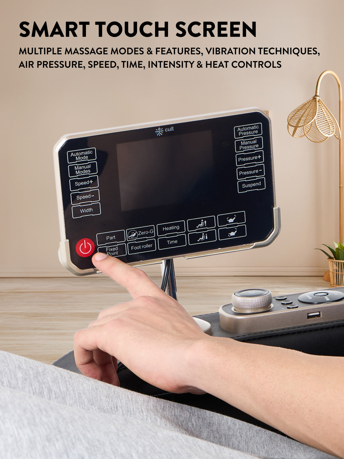 Cult Apex Massage Chair with Zero Gravity, SL Track 2D Massage Technique and Bluetooth AI voice Function For Full Body Massage At Home
