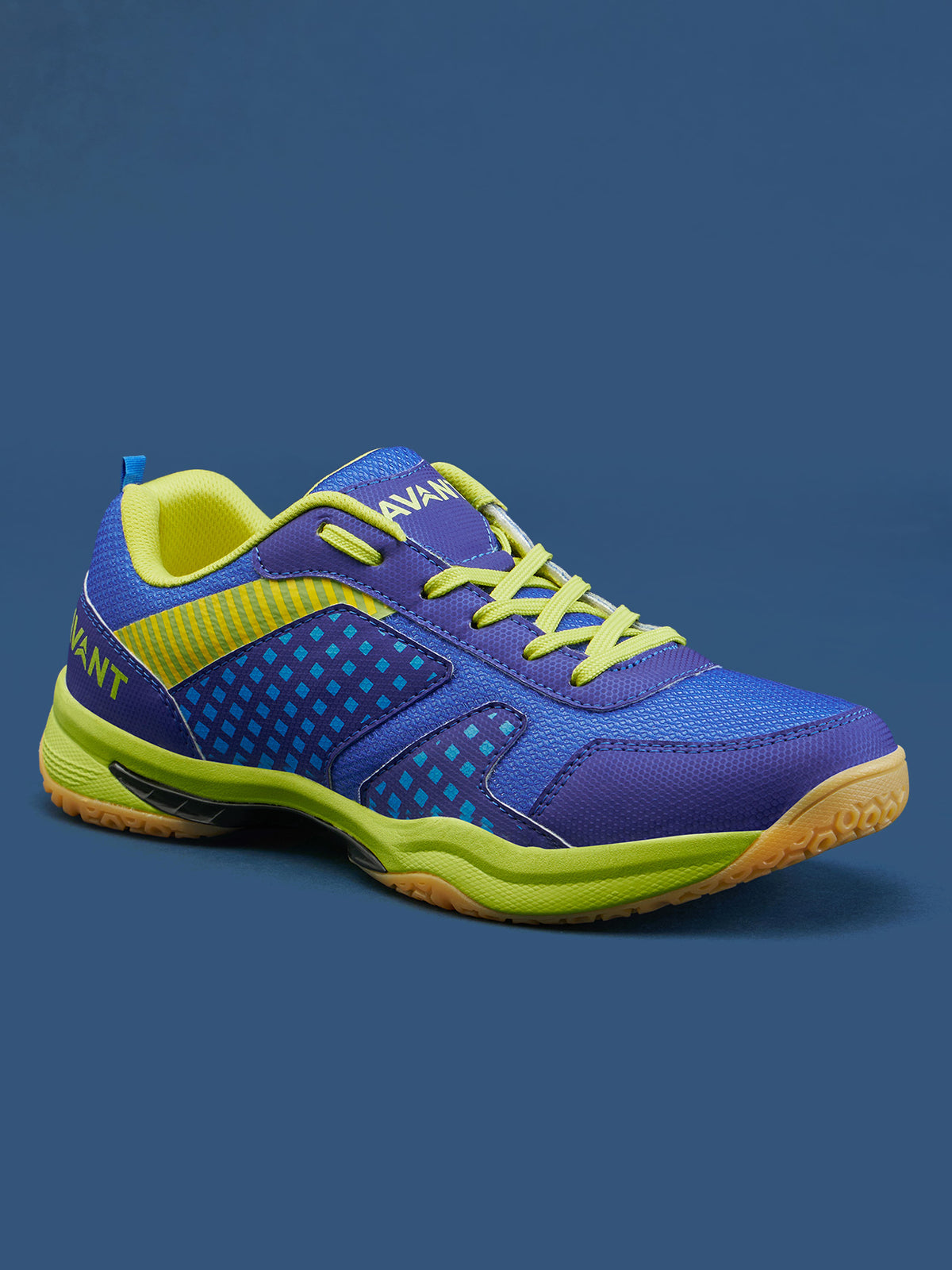 Avant Men's FluidX Badminton Shoes- Blue/Yellow