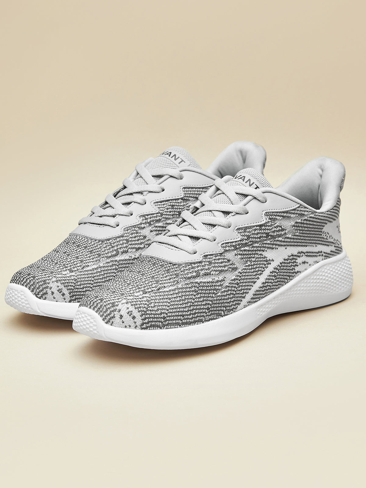 Avant Men's Classic Knitted Walking Shoes- Beige