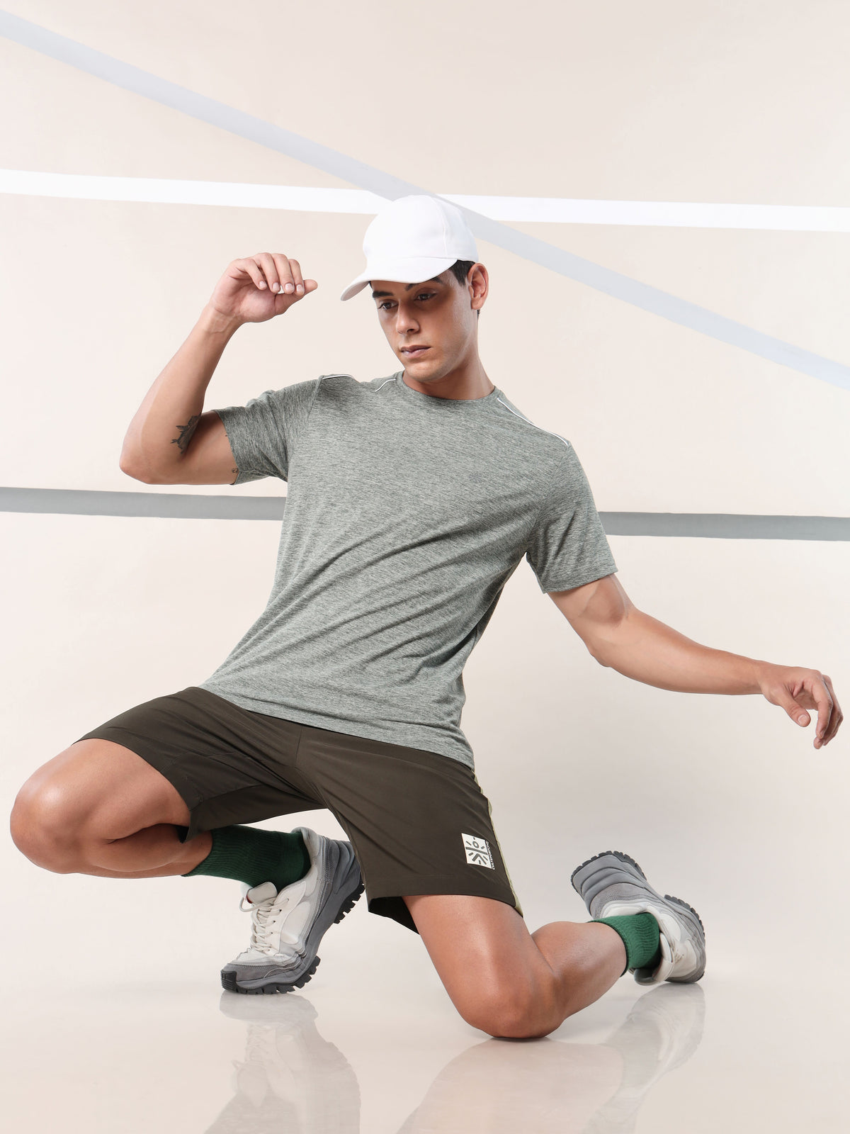 Move All Day Olive Comfortech T-shirt
