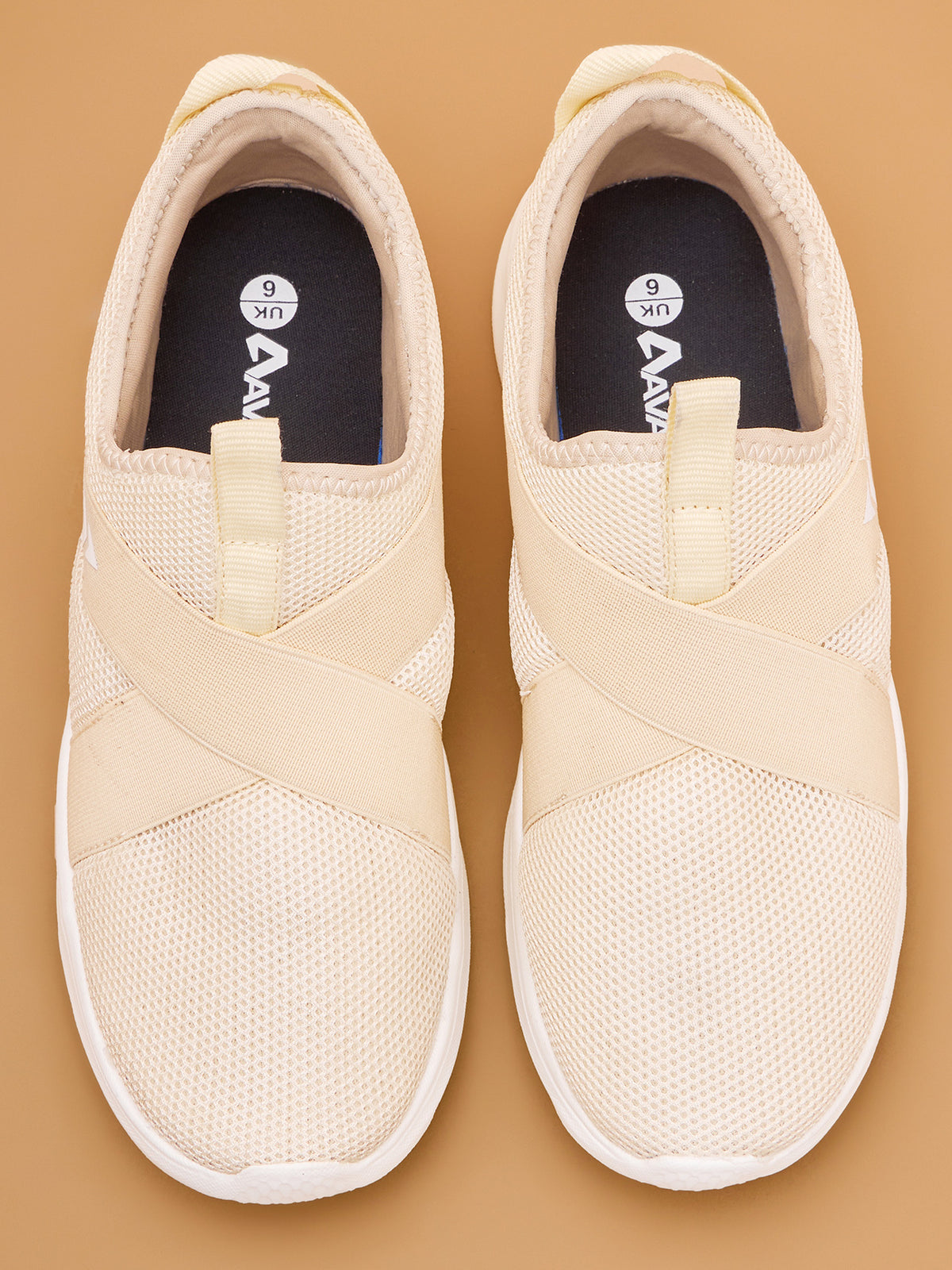 Avant Women's Glam Slip-On Walking shoes - White