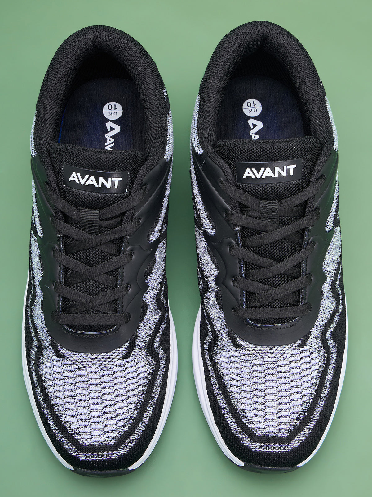 Avant Men's GripUp Running Shoes - Black/White