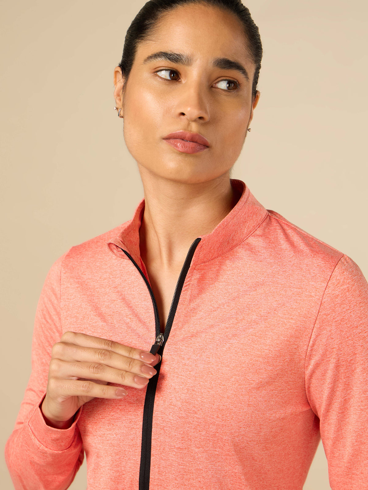 Women's Coral Melange Training Essential Jacket
