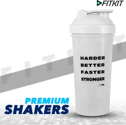 Fitkit FK67.60.003-01 Classic 700 ml Shaker (Pack of 1, White)