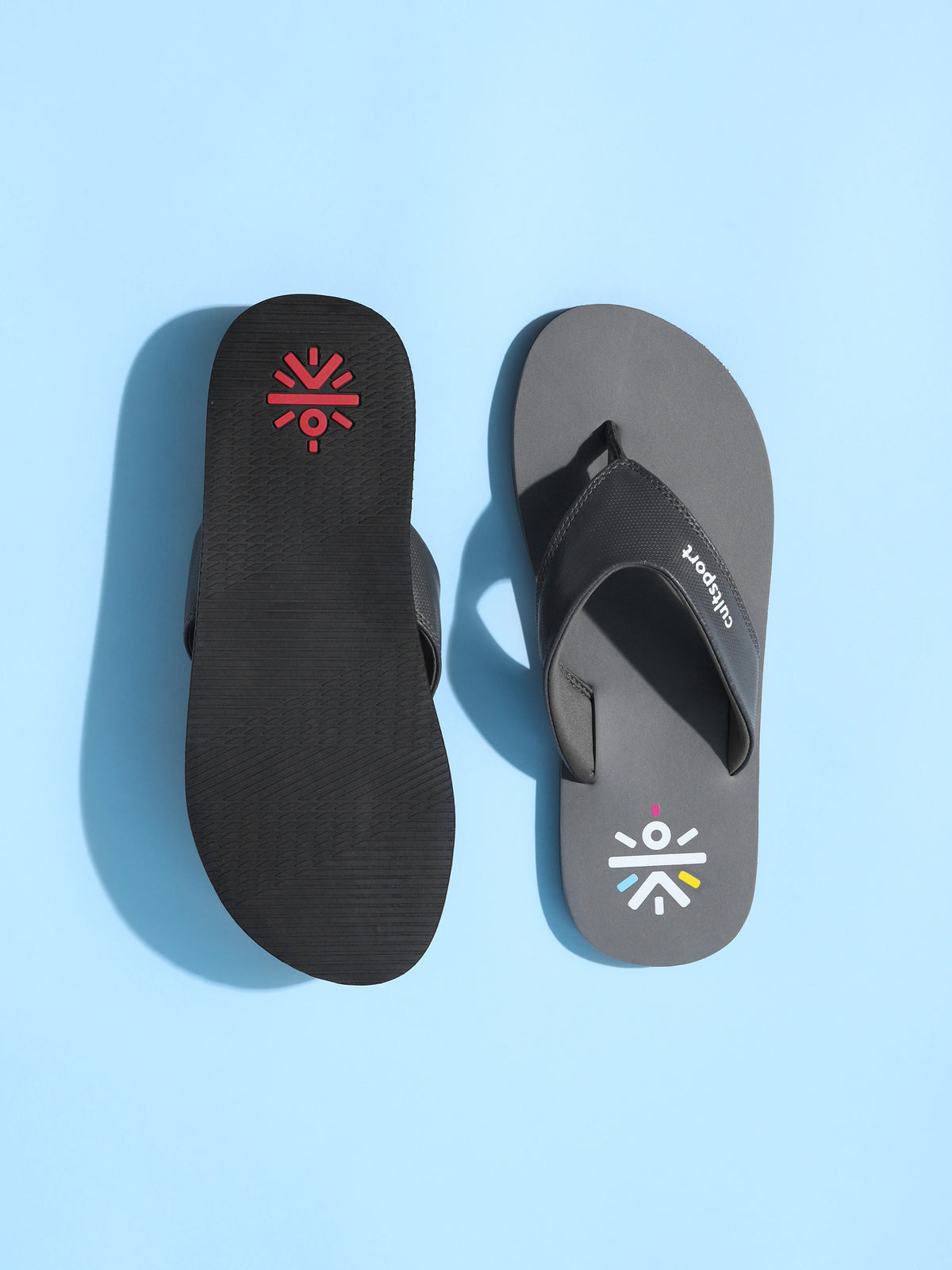 cult Repose Sweat Absorbing EVA Flip Flops - Dark Grey