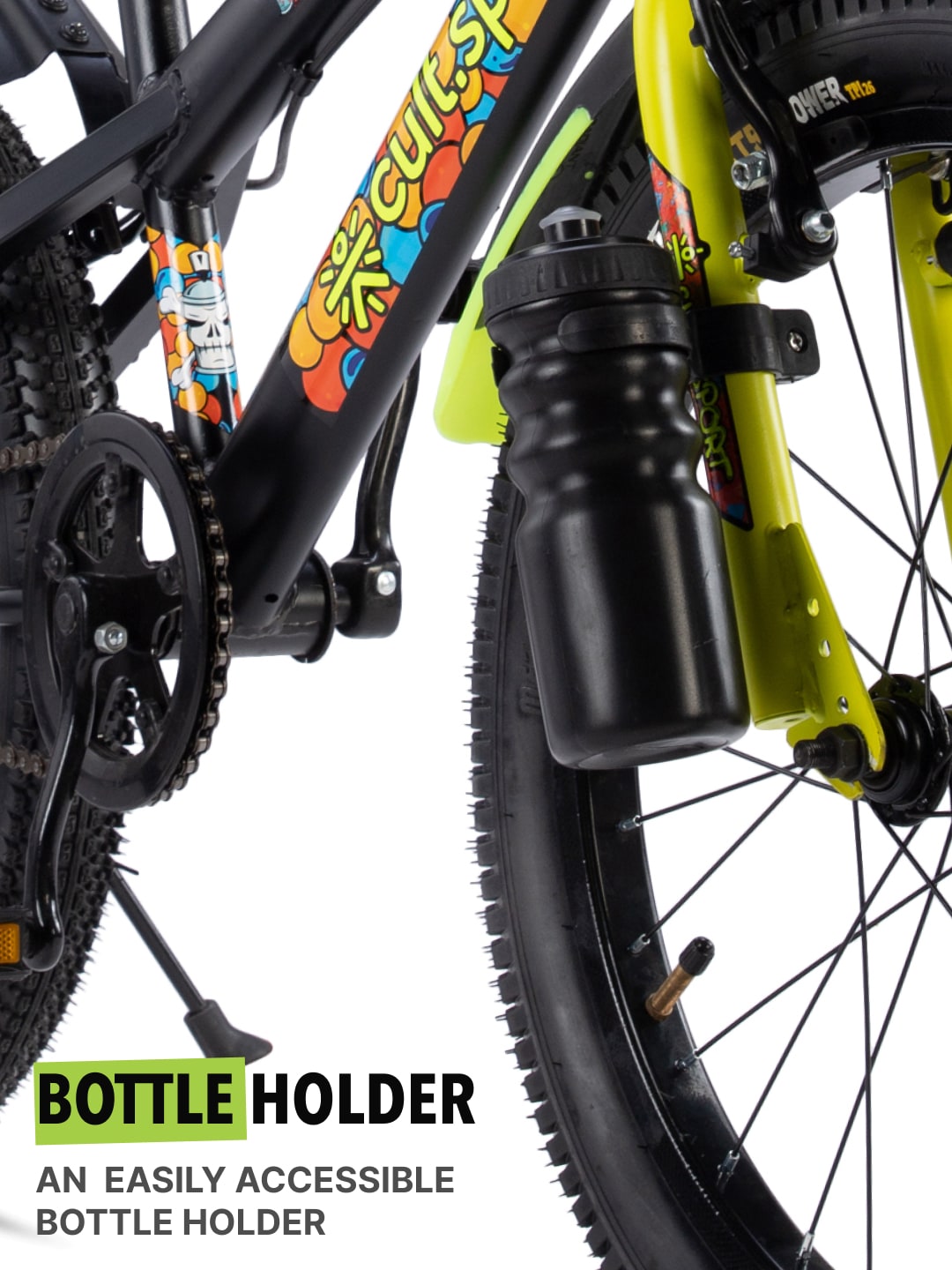 Skater 20T Steel Frame Kids Bike Black