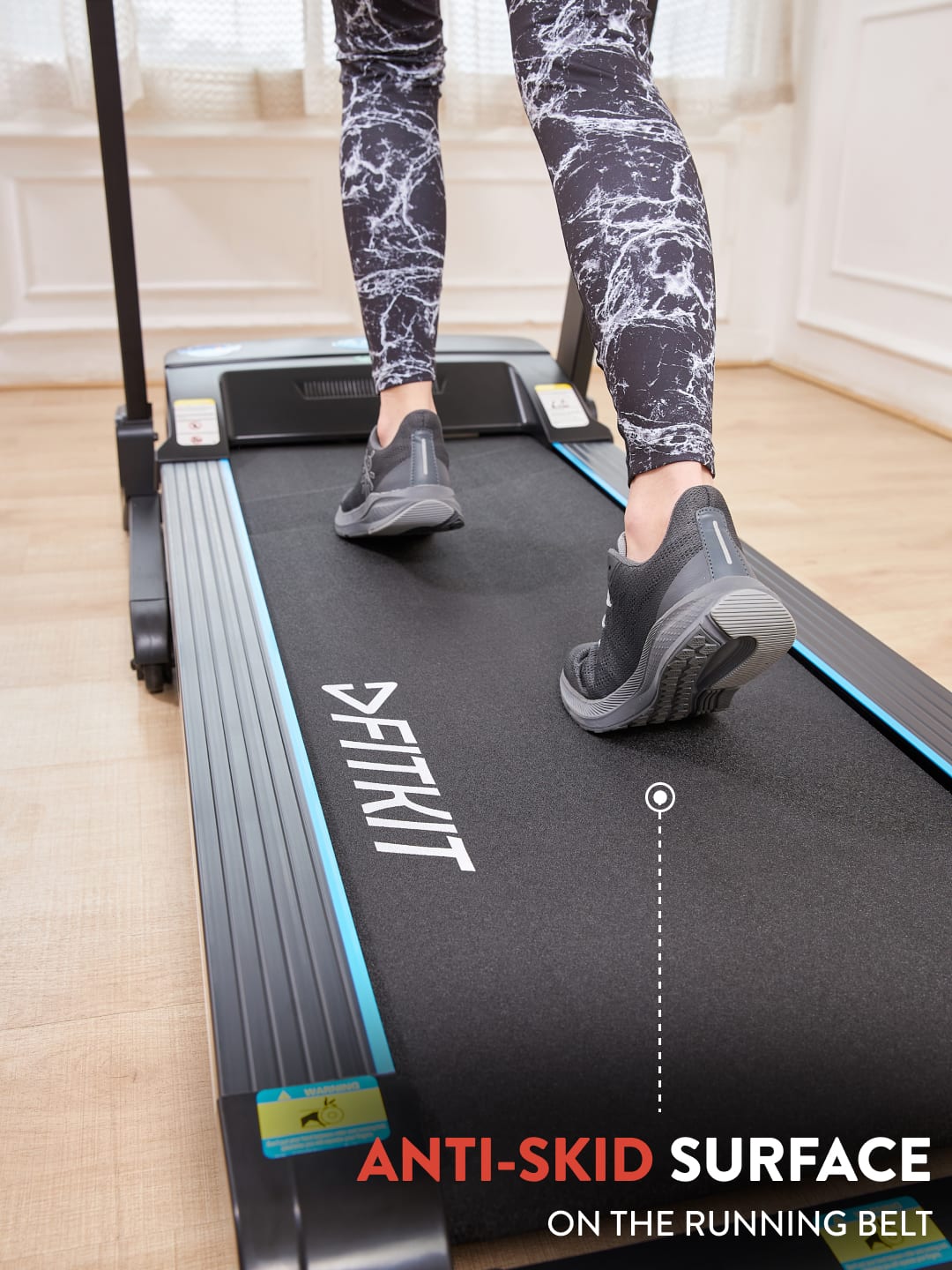 FT200S 4.5 HP Peak Treadmill | 15-level Auto-Incline | Max Weight-110kg | Max Speed-16kmph (with 6 Months extended warranty)