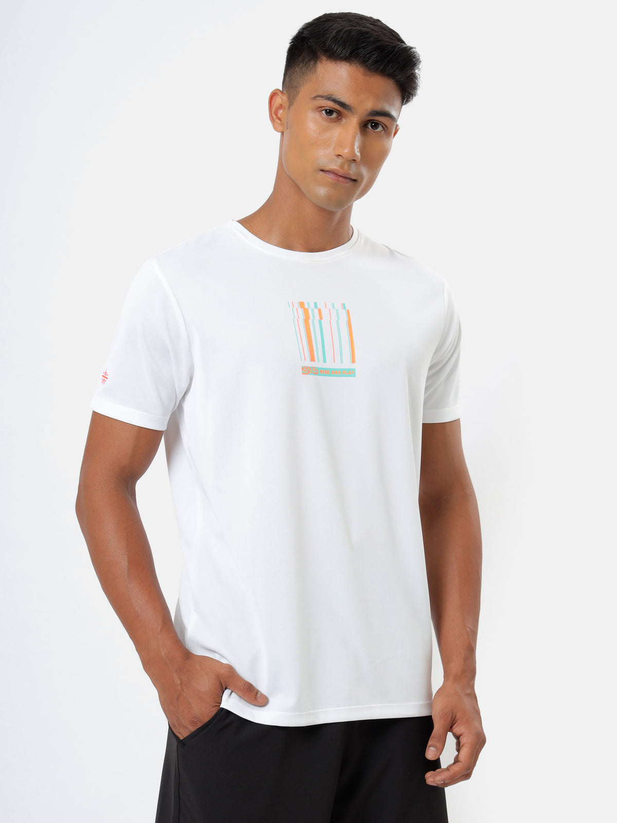 Performance T-shirt with Minimal Graphic Pack of 2