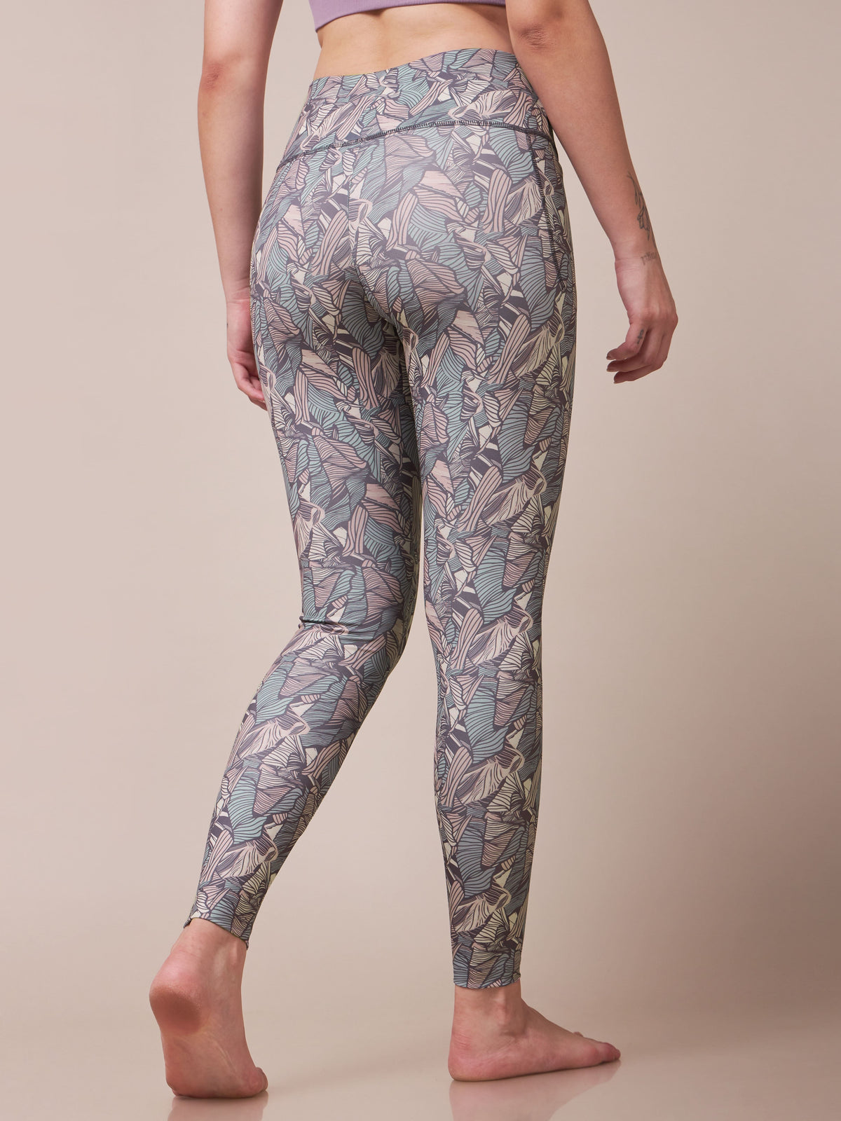 Zen Garden All Over Print Yoga Tights