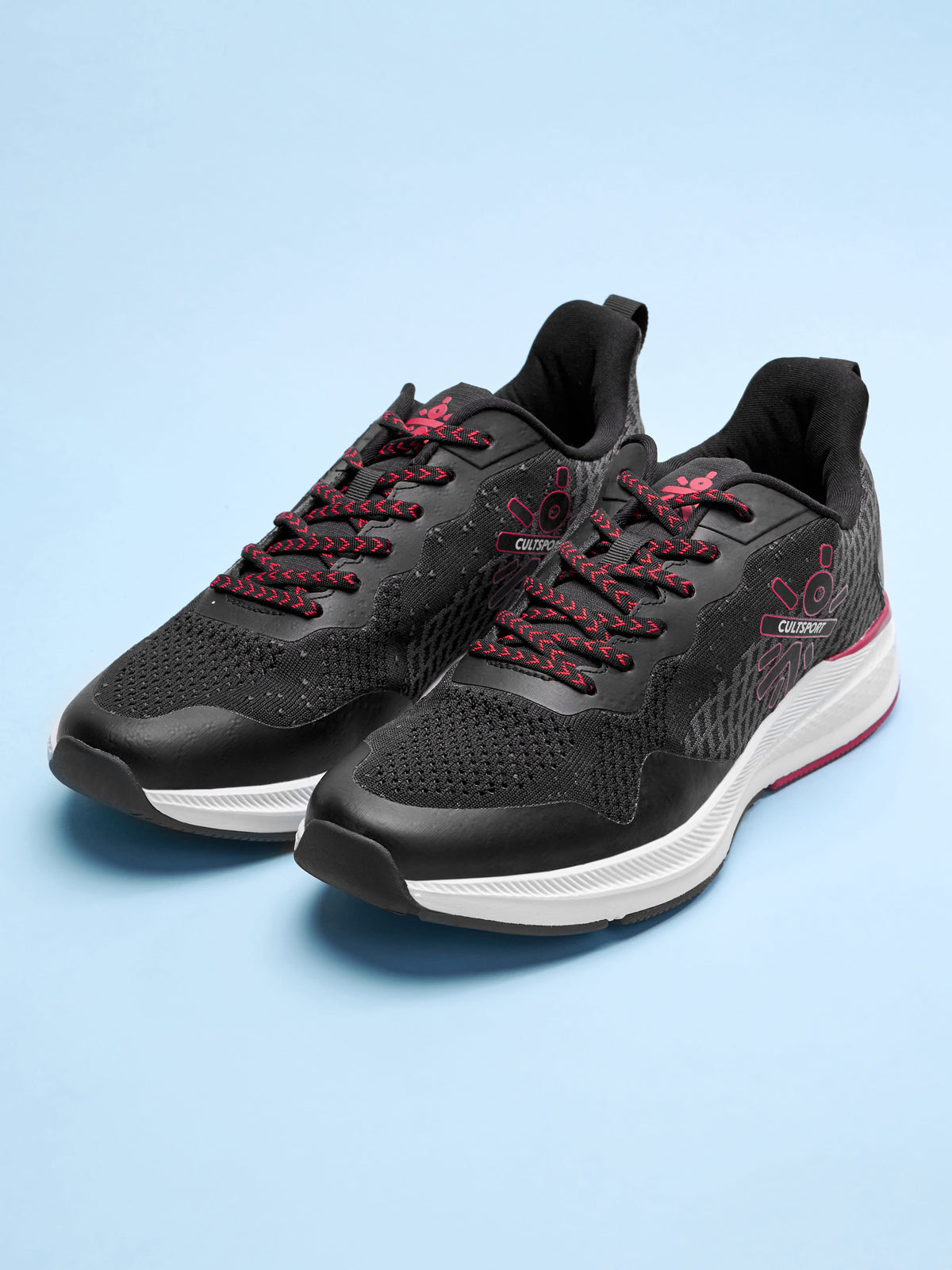 cult Hustle Men Running Shoes - Black