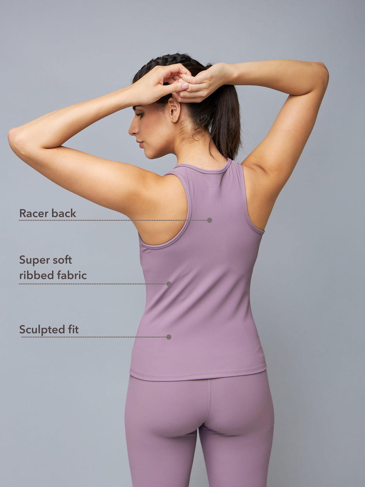 Solid Racerback Tank Top