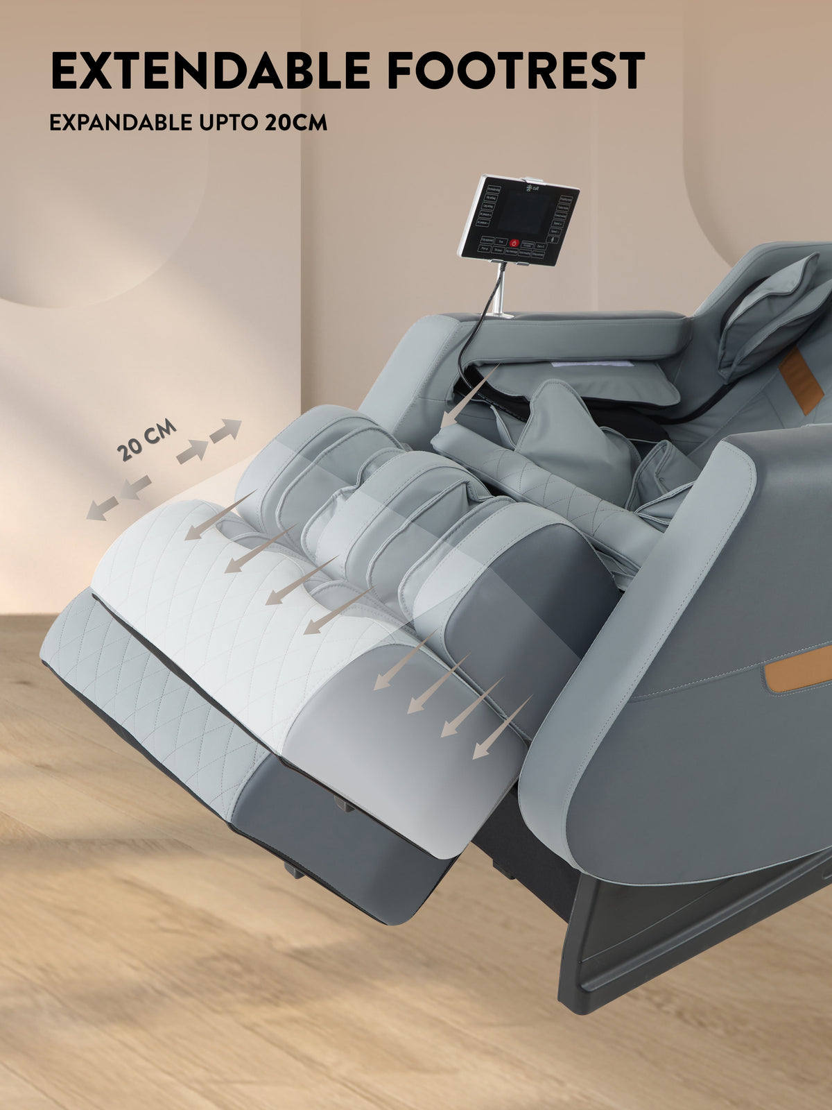 Cult Harmony Massage Chair with Fixed Point Massage Technique and Bluetooth AI Voice Function for Full Body Massage At Home