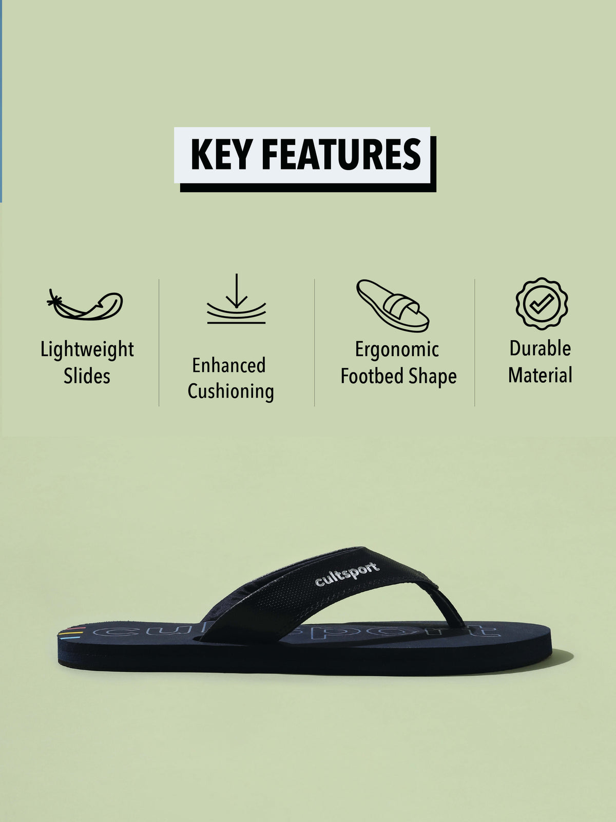 cult Glide Sweat Absorbing EVA Flip Flops