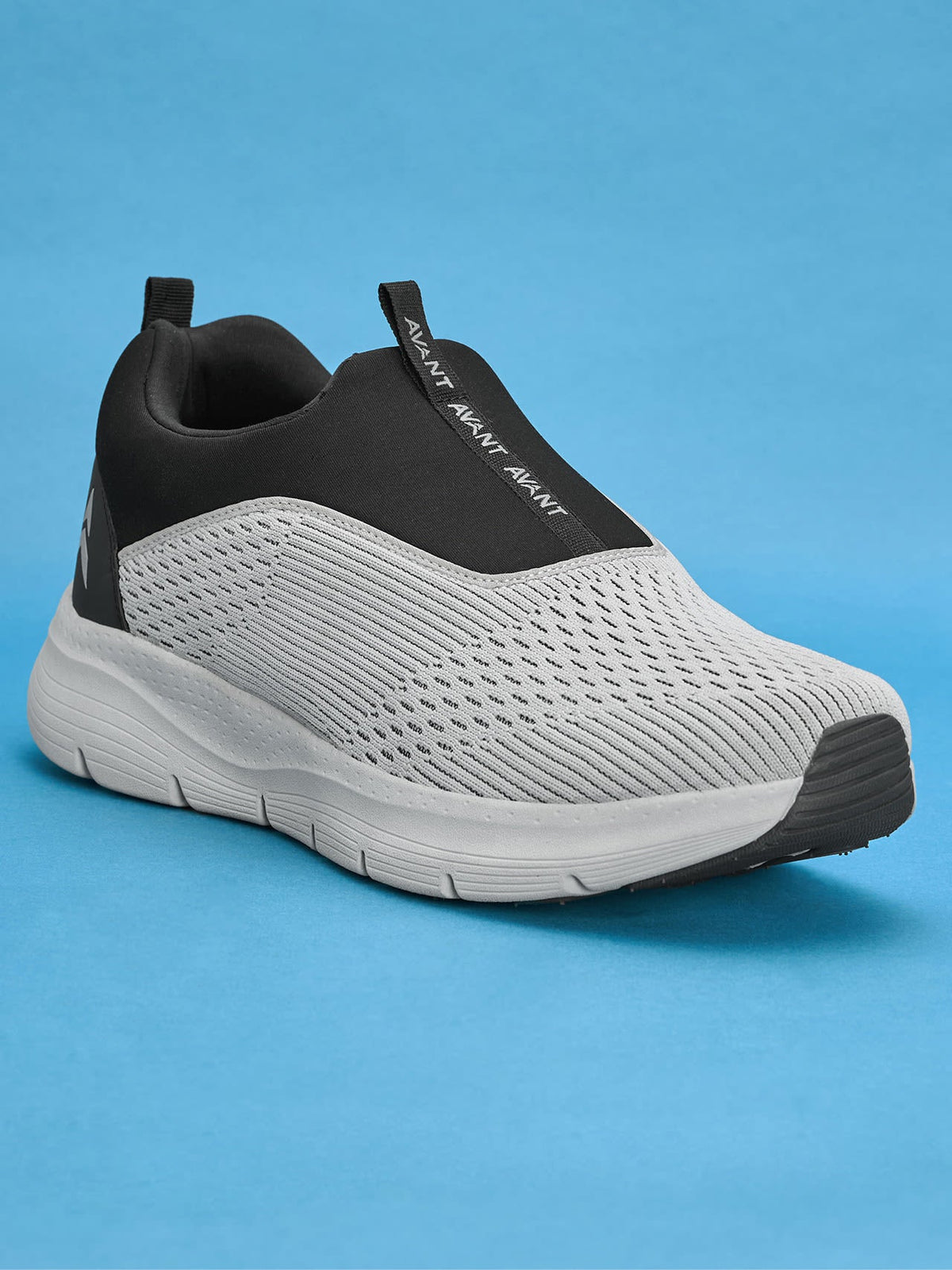 Mens - Shoes - Lt-Grey-Black - UK 8