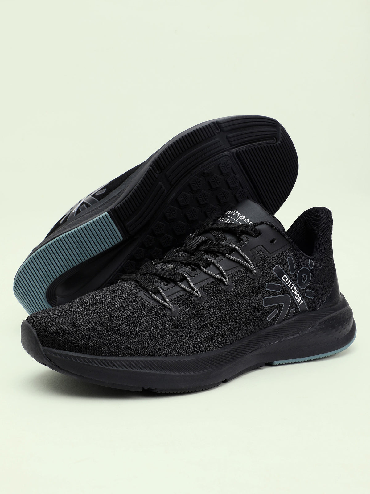 cult Firebird Men Running Shoes - Grey/Black