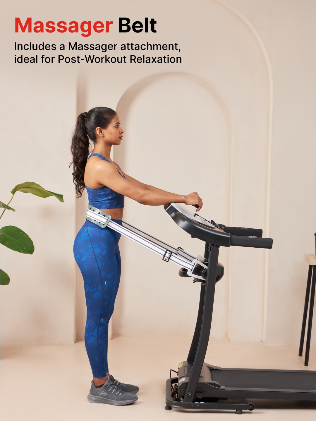 Cultrun M3.0 3HP Peak Treadmill | 3-level Manual-Incline | Max Weight-100kg | Max Speed-10 kmph (with 6 months extended warranty)