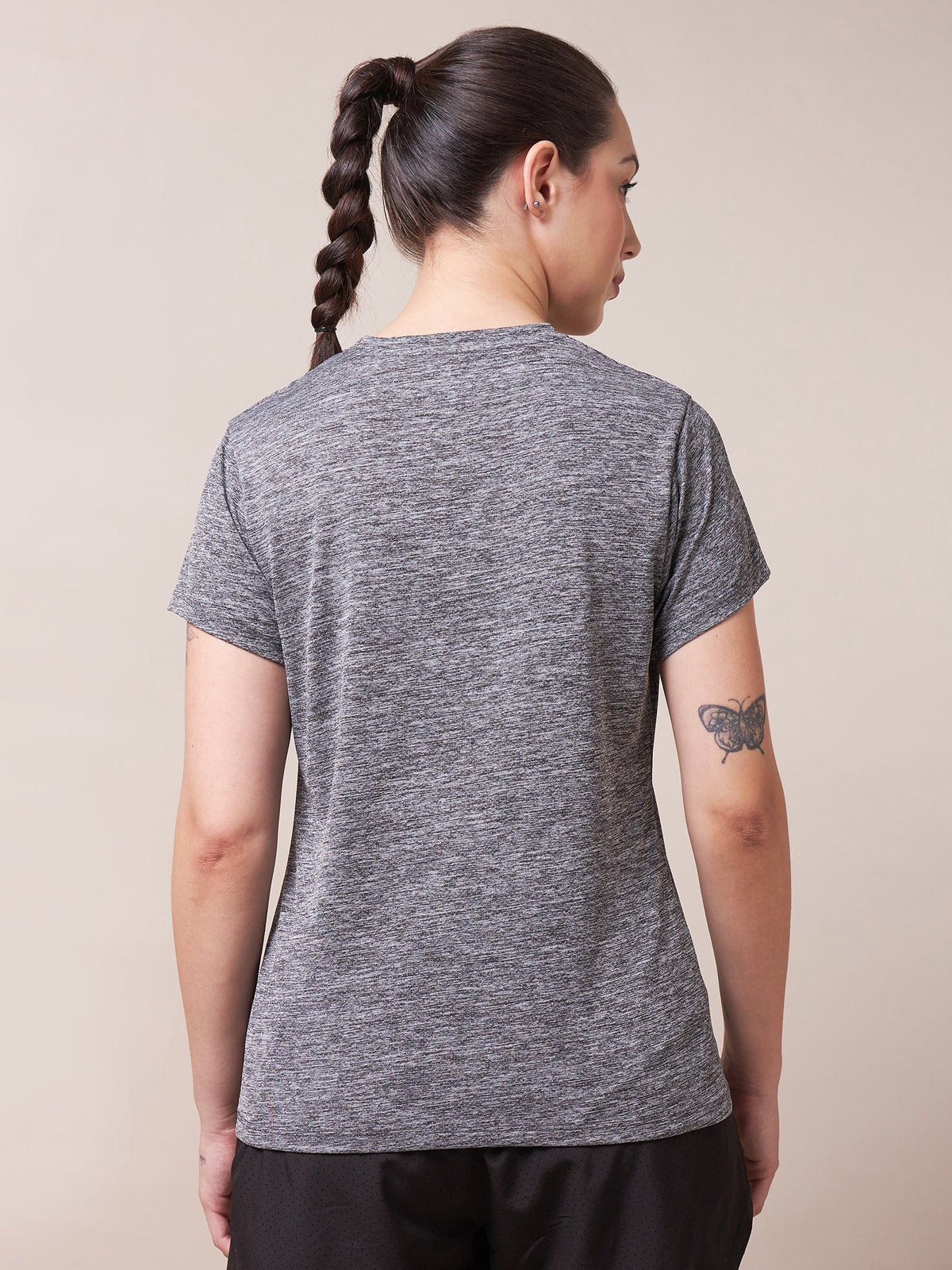 Textured Active T-shirt with Logo