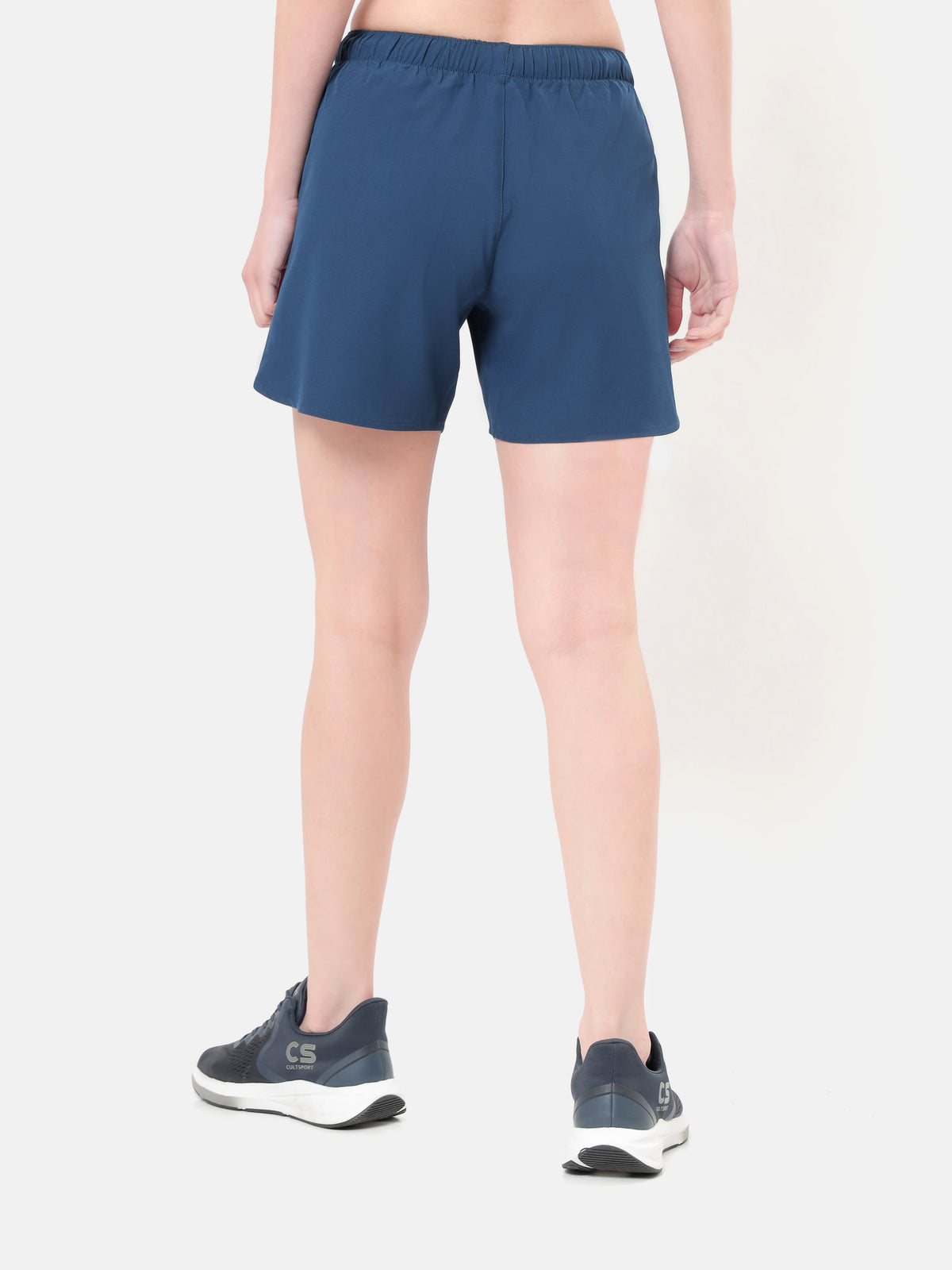 Pack of 2 Solid Shorts with Curved Hem