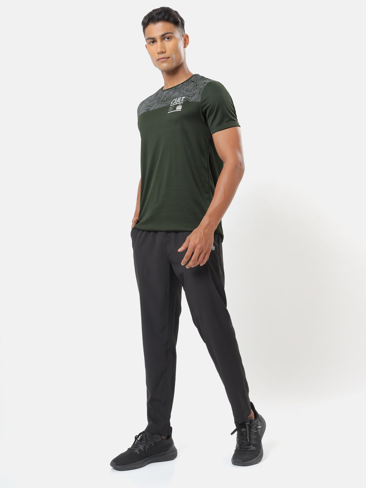 Active T-shirt with Placement Graphic Pack of 2