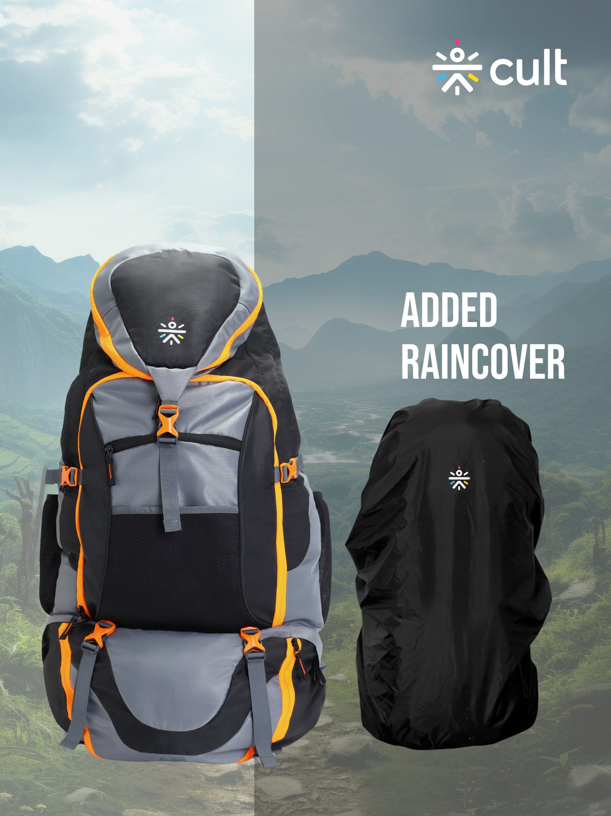 Travel Rucksack 95 L Grey